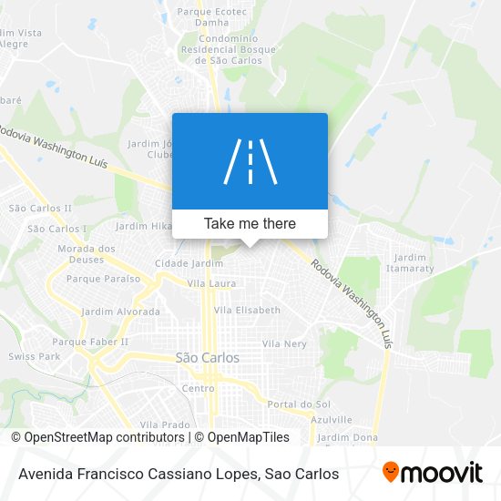 Avenida Francisco Cassiano Lopes map