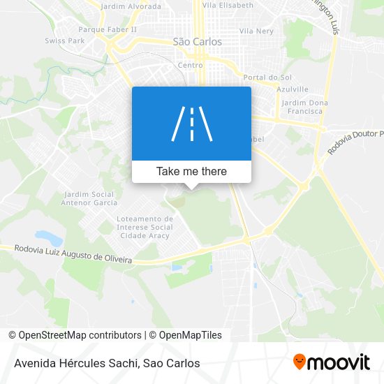Avenida Hércules Sachi map