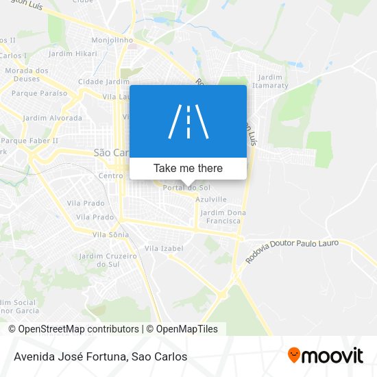 Avenida José Fortuna map