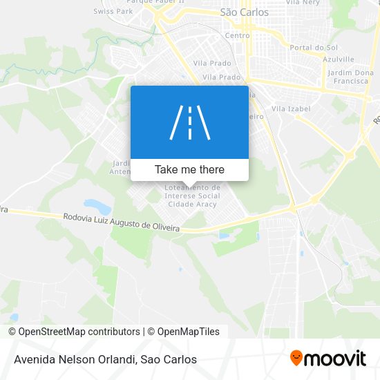 Avenida Nelson Orlandi map