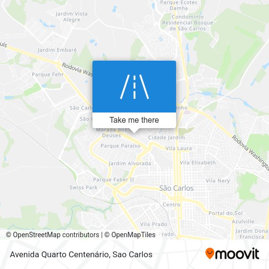 Avenida Quarto Centenário map