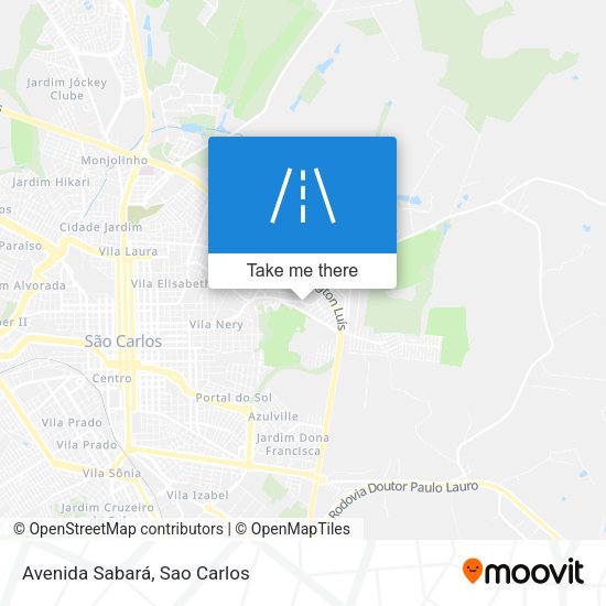Avenida Sabará map