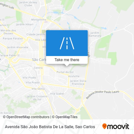 Avenida São João Batista De La Salle map