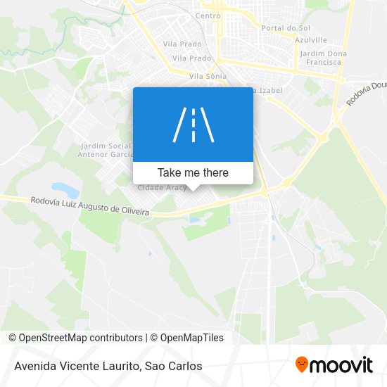 Avenida Vicente Laurito map