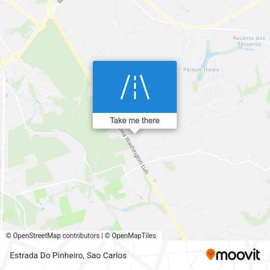 Estrada Do Pinheiro map