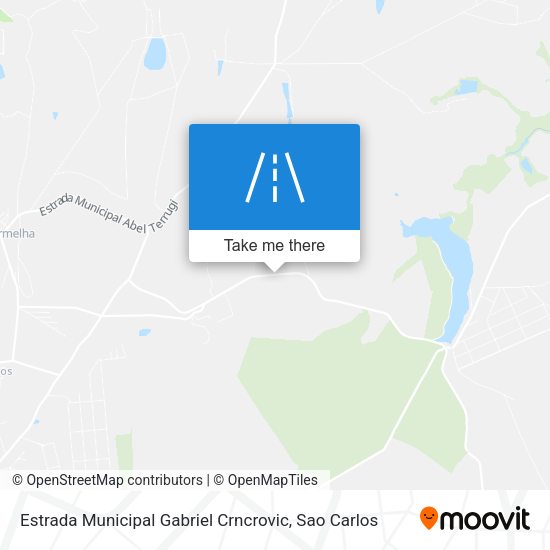 Estrada Municipal Gabriel Crncrovic map