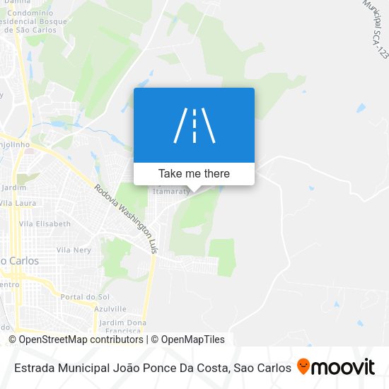 Estrada Municipal João Ponce Da Costa map