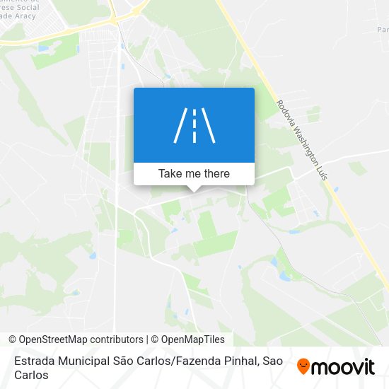 Estrada Municipal São Carlos / Fazenda Pinhal map