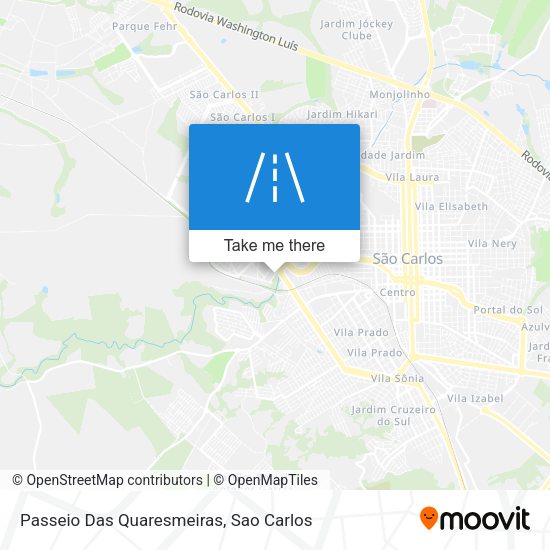 Passeio Das Quaresmeiras map
