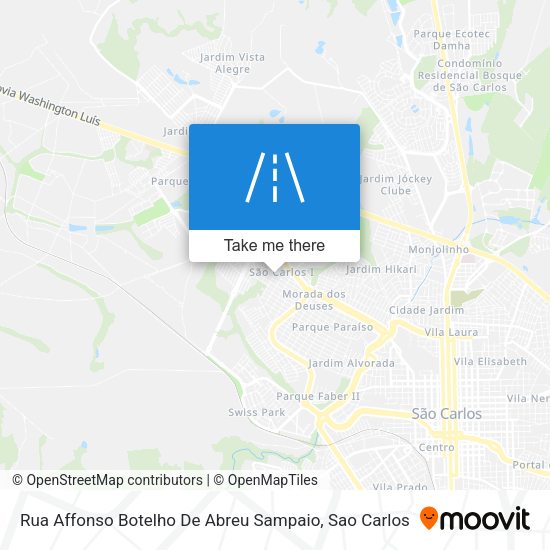 Rua Affonso Botelho De Abreu Sampaio map