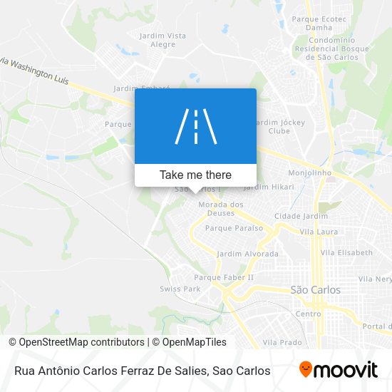 Rua Antônio Carlos Ferraz De Salies map
