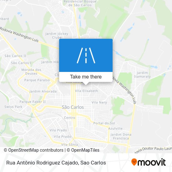 Rua Antônio Rodriguez Cajado map