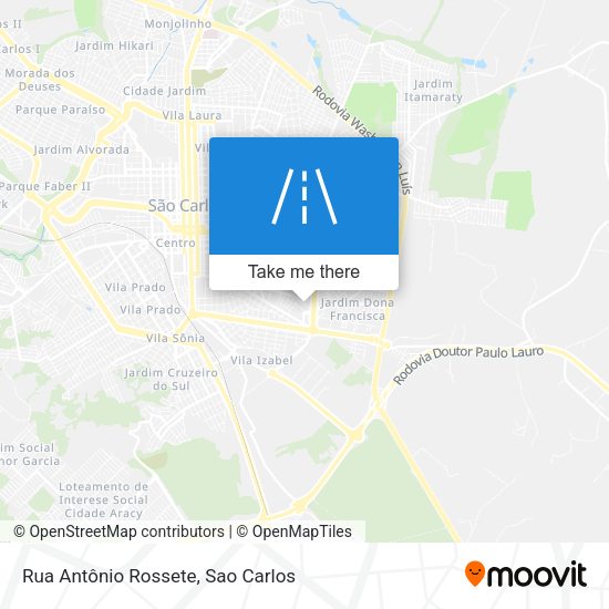 Rua Antônio Rossete map