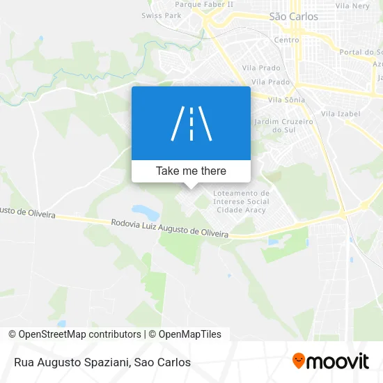 Rua Augusto Spaziani map