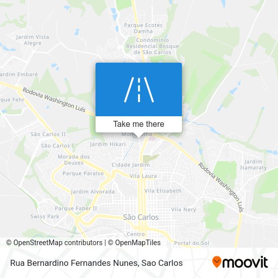Rua Bernardino Fernandes Nunes map