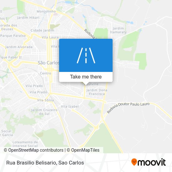 Rua Brasilio Belisario map