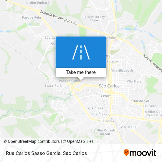 Rua Carlos Sasso Garcia map