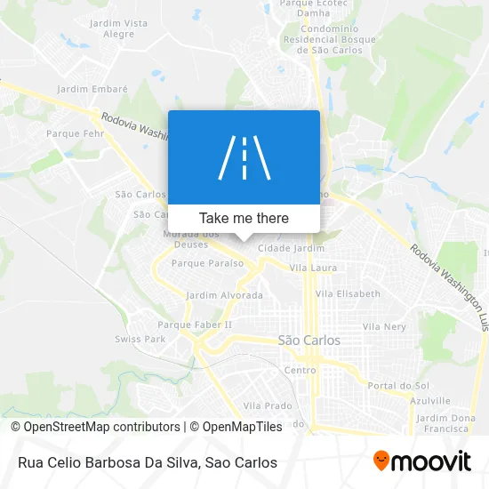 Rua Celio Barbosa Da Silva map