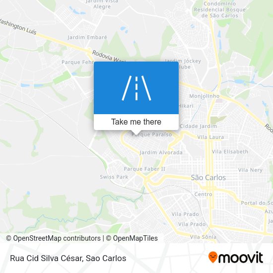Rua Cid Silva César map