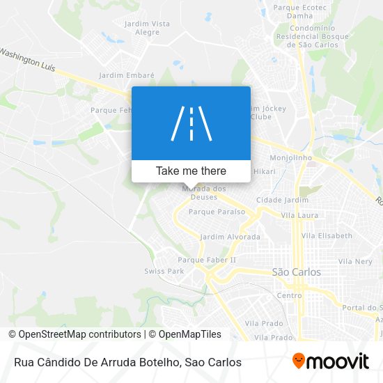 Rua Cândido De Arruda Botelho map
