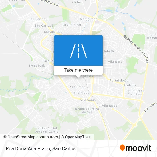 Rua Dona Ana Prado map