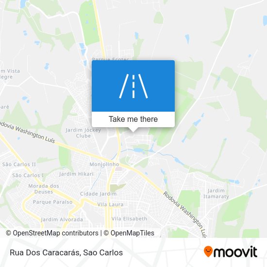 Rua Dos Caracarás map