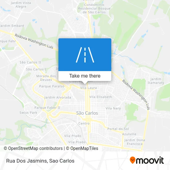 Rua Dos Jasmins map