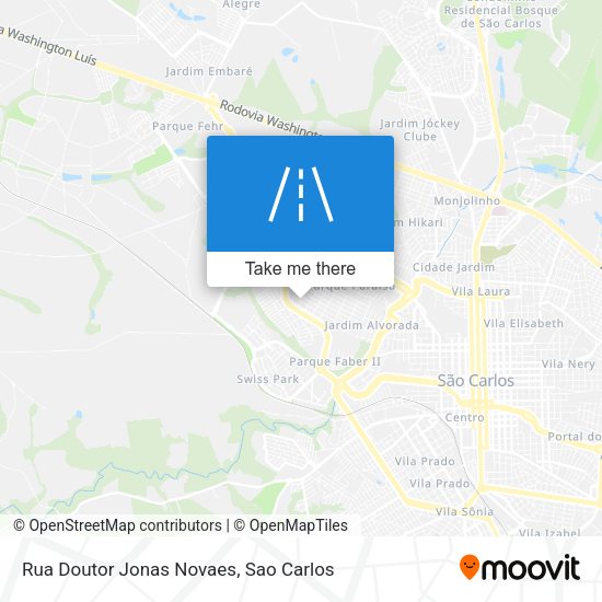 Rua Doutor Jonas Novaes map