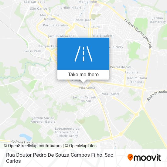 Rua Doutor Pedro De Souza Campos Filho map