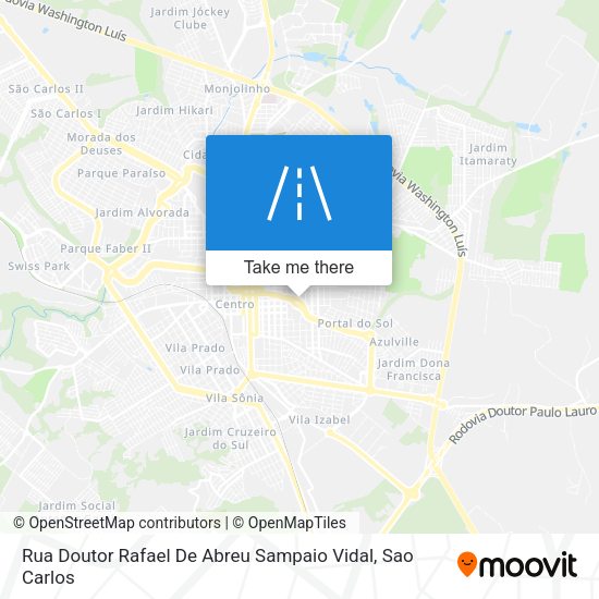 Rua Doutor Rafael De Abreu Sampaio Vidal map