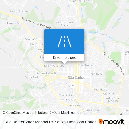 Rua Doutor Vitor Manoel De Souza Lima map