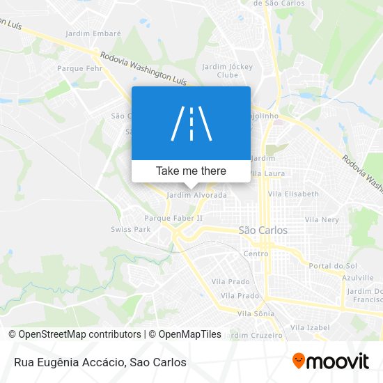 Rua Eugênia Accácio map