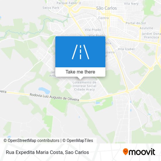 Rua Expedita Maria Costa map