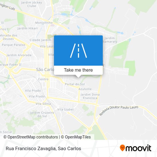 Rua Francisco Zavaglia map
