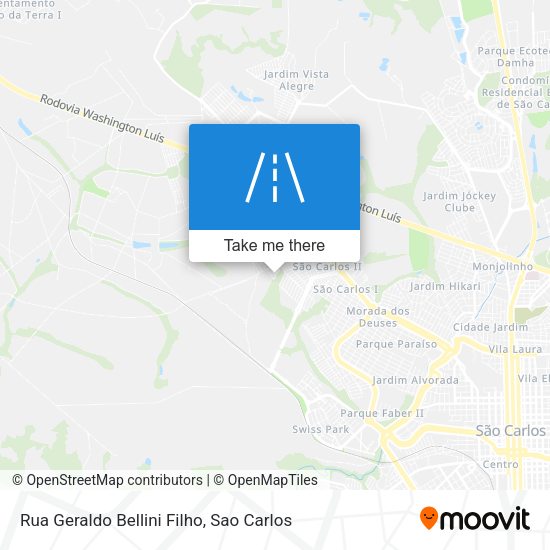 Rua Geraldo Bellini Filho map