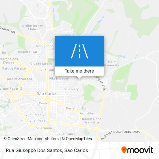 Rua Giuseppe Dos Santos map