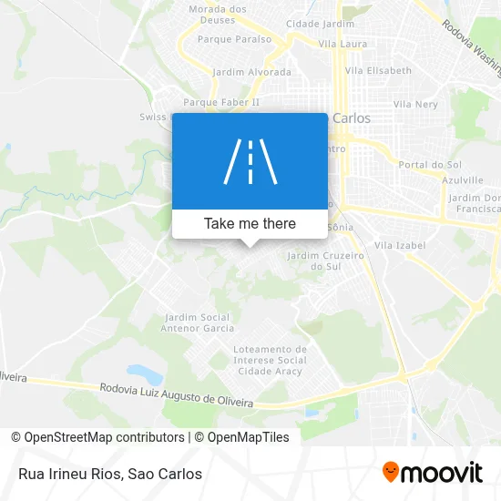 Rua Irineu Rios map