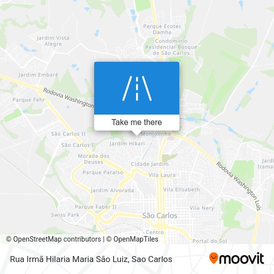 Rua Irmã Hilaria Maria São Luiz map