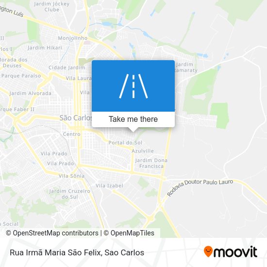 Rua Irmã Maria São Felix map