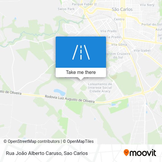 Rua João Alberto Caruso map