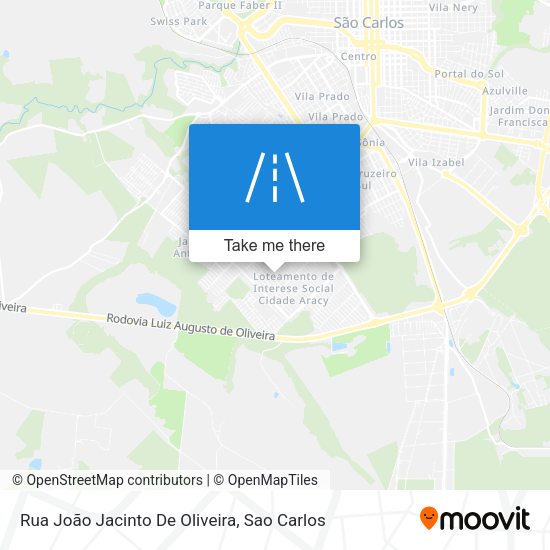 Rua João Jacinto De Oliveira map