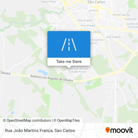 Rua João Martins França map