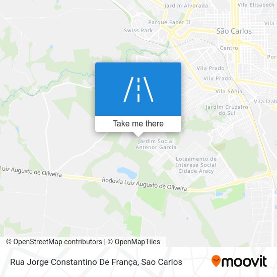 Rua Jorge Constantino De França map