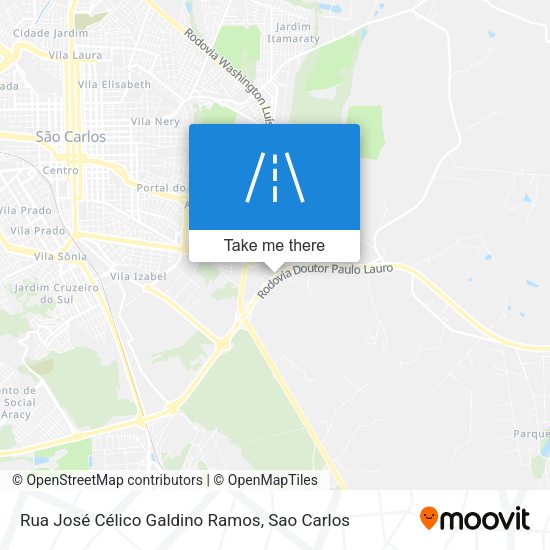 Rua José Célico Galdino Ramos map