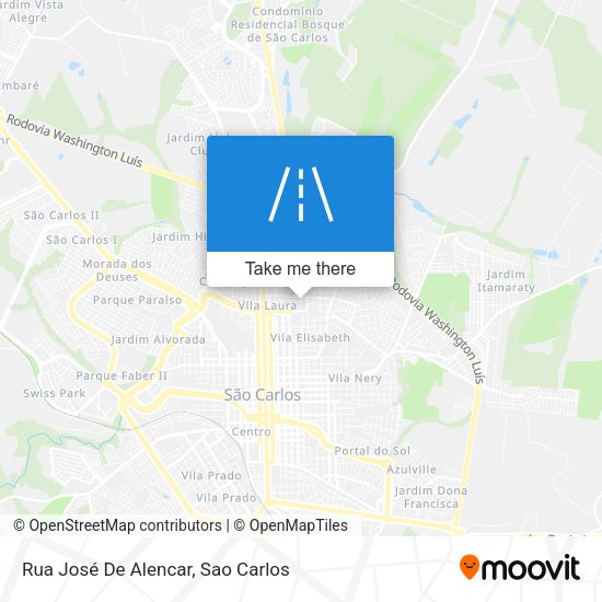 Rua José De Alencar map
