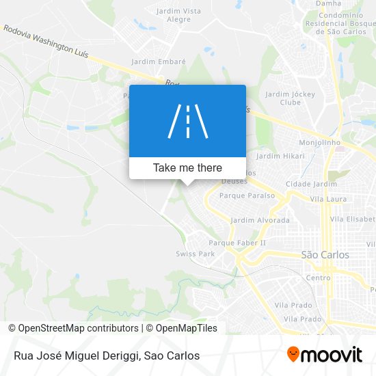 Rua José Miguel Deriggi map