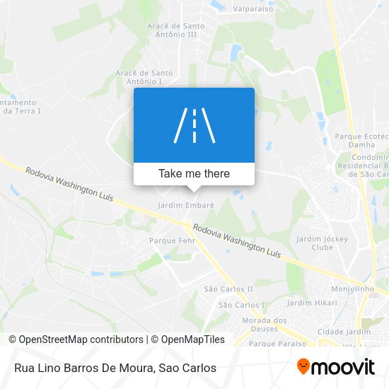 Rua Lino Barros De Moura map