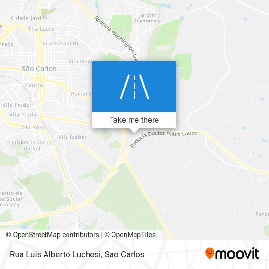 Rua Luis Alberto Luchesi map