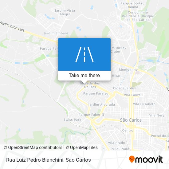 Rua Luiz Pedro Bianchini map