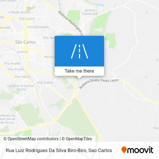 Rua Luiz Rodrigues Da Silva Biro-Biro map